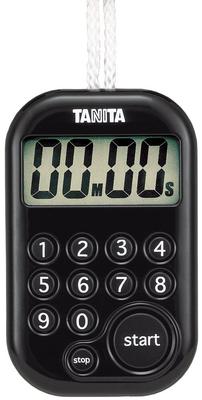 Tanita Timer Numeric Keypad 100 Minutes Black BK TD-379