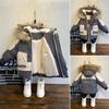 Baby Winter Quilted and Velvet Thickened Warm Jacket