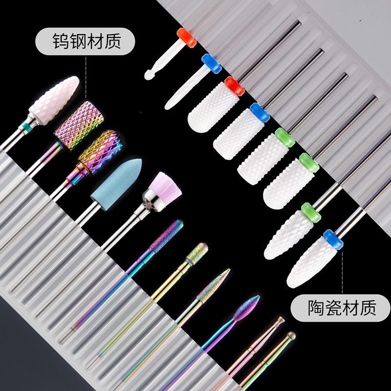 Nail Art Remover Grinding Head, Ceramic Stainless Steel Universal Grinding Head Polishing, Quick Nail Remover Grinding Tool