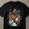 Victor Wembanyama Wemby Dynamic Basketball Player T-Shirt, Street Art Style Hoop Star Graphic Tee, Energetic Fan Apparel