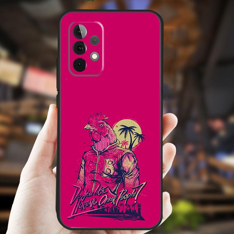 Game Hotline Miami Case For Samsung Galaxy A34 A06 A05 A32 A16 A55 A36 A26 A54 A14 A22 A52 A35 A15 A53 A13 A56
