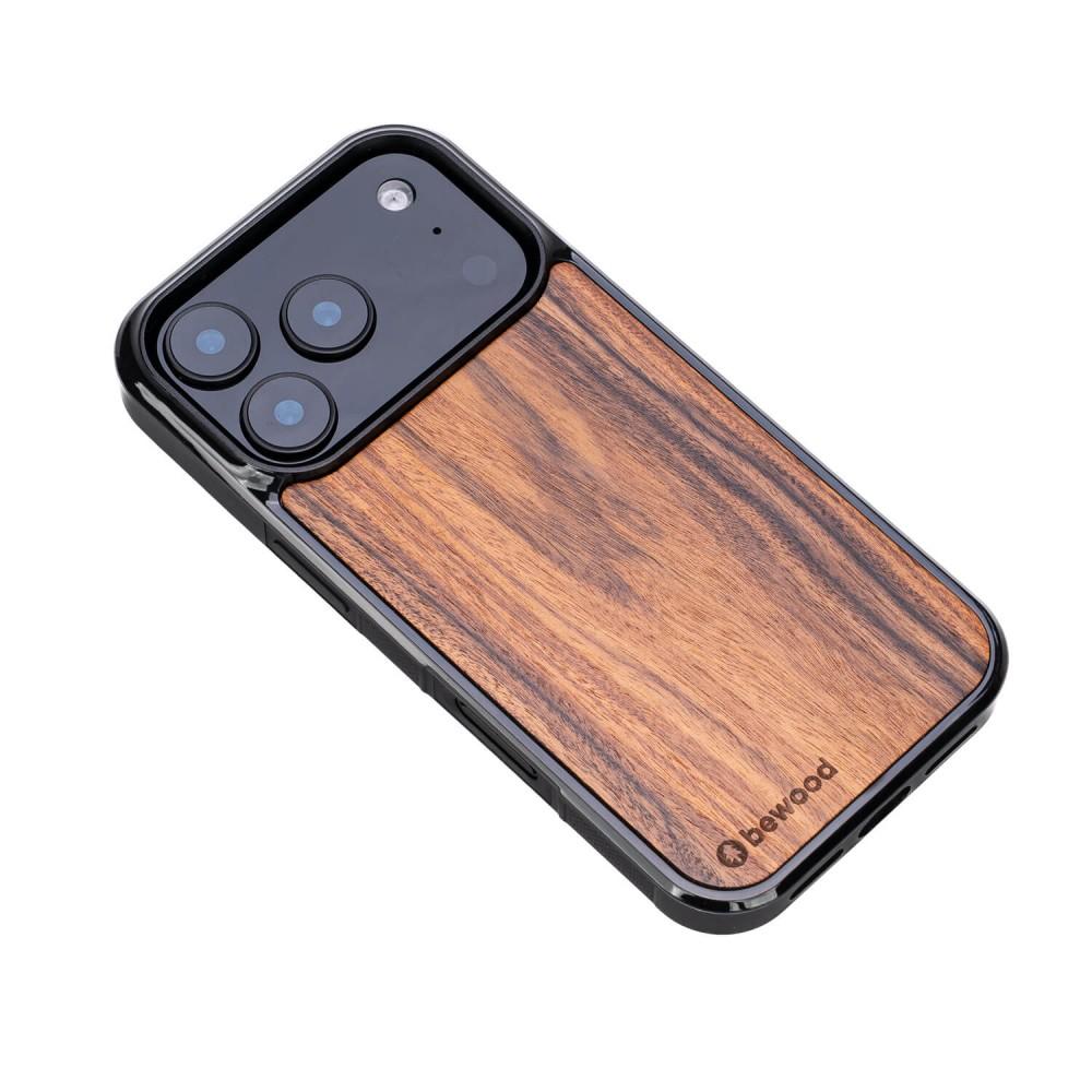 Bewood Wooden Case for iPhone 17 Pro Rosewood Santos