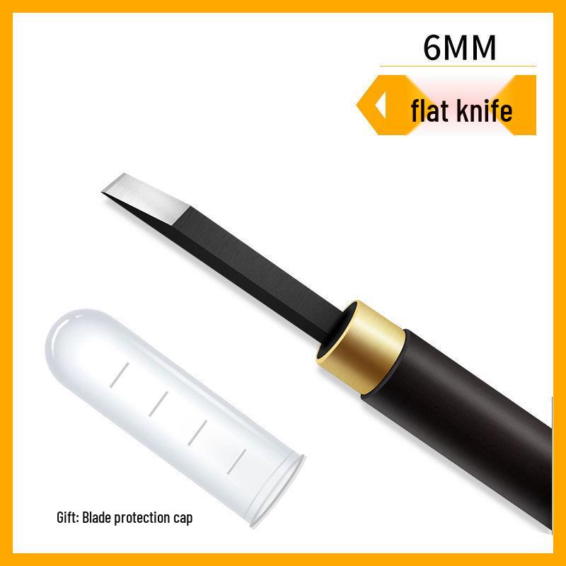 Carving Knife Set: Woodworking Tools, Student Woodcut Art, Walnut Carving Seal