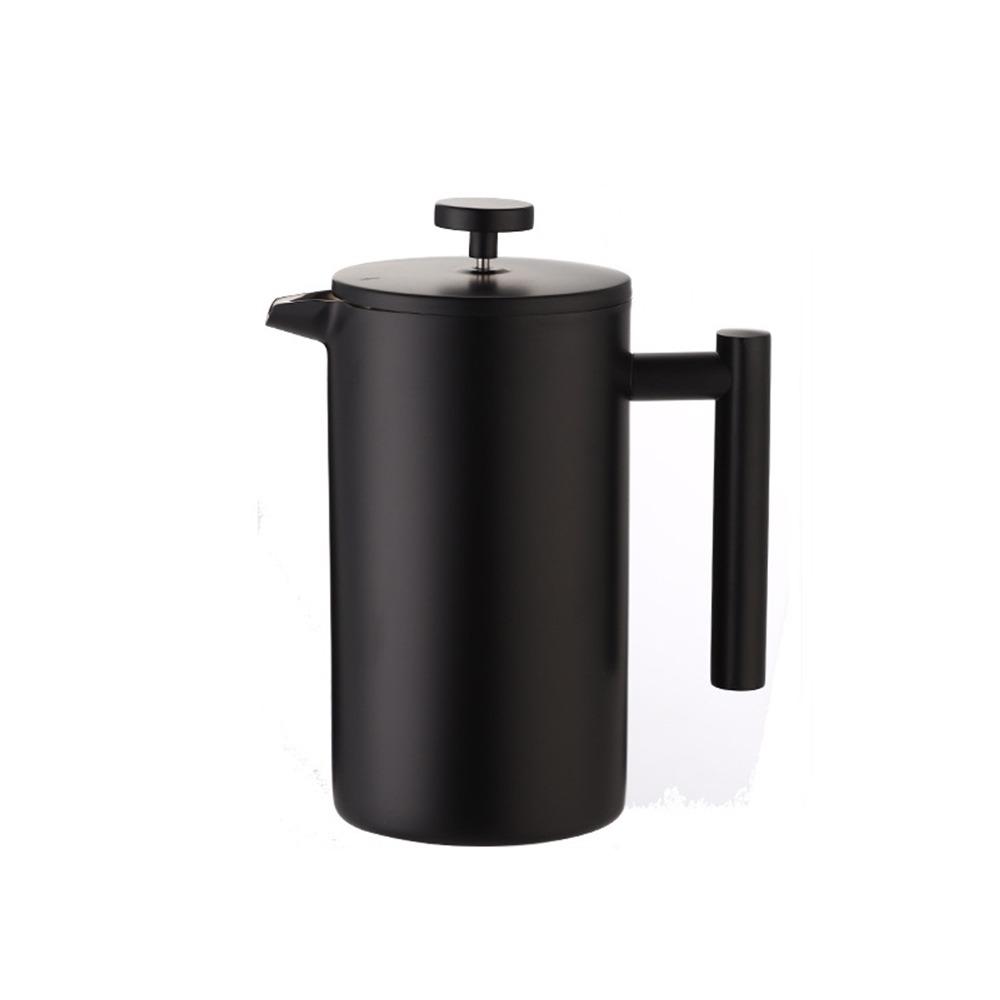 Double Wall Insulated Coffee Pot Filtration System Coffee Press Machine  Hand-made Coffee