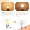 Lot de 4 ampoules LED - NETTLIFE - Rétro Edison T22 - E14 - 2W - 2700K