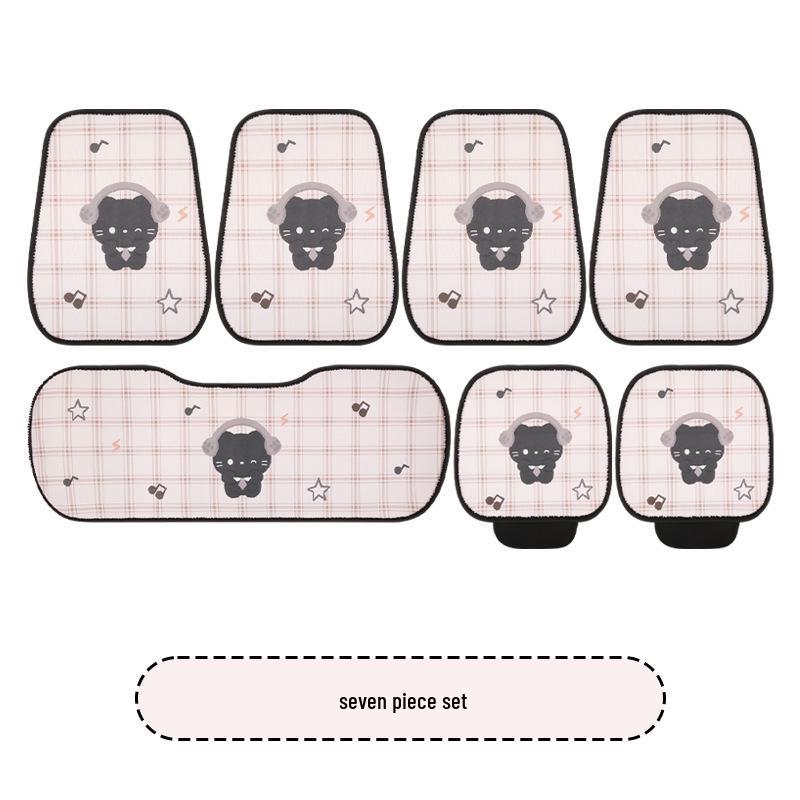 Cartoon Cute Four Seasons Car Seat Cushion for Geely ICON, Binrui, Xingrui, Boyue L, Xingyue L