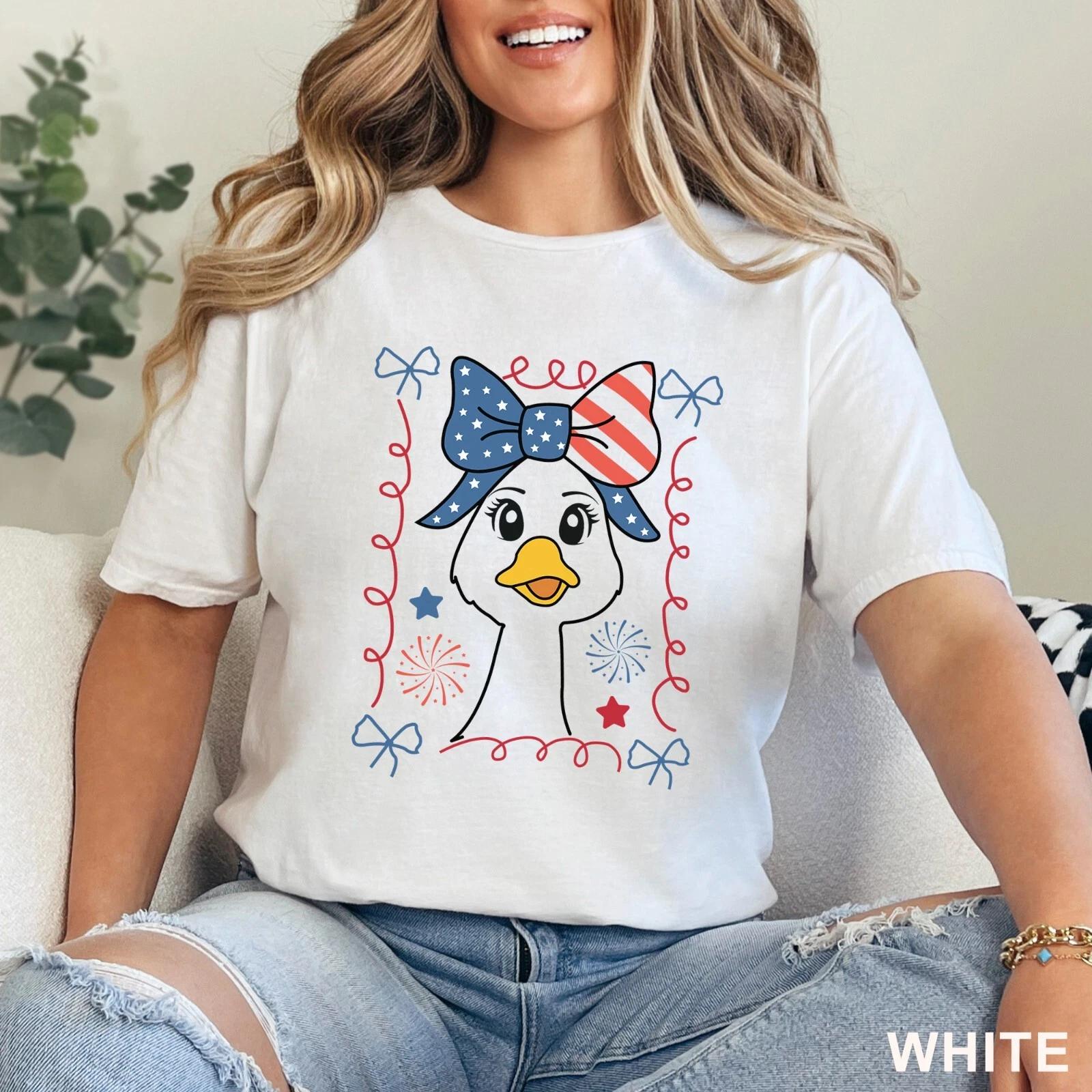 Fourth of July Tee, Patriotic Shirt, July Fourth Goose Shirt, 203233 2XL