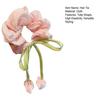 Hair Tie Breathable Chiffon Organza Fabric High Elasticity Tulip Flower Design Hair Rope