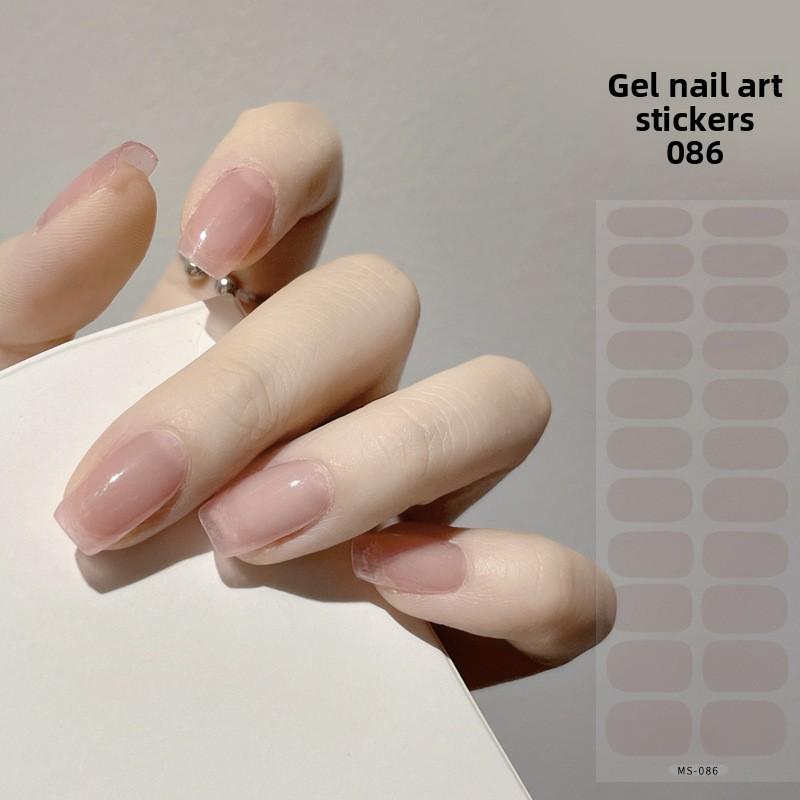 Nail Polish Stickers Without Baking, Nail Polish Glue, Nail Stickers for Manicure