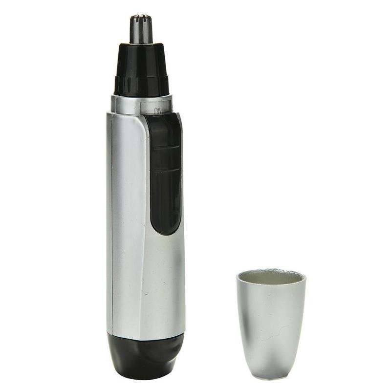 

Электрический триммер для удаления волос из носа, ушей, лица, машинка для стрижки, портативный, для мужчин и женщин, водонепроницаемый триммер для носа