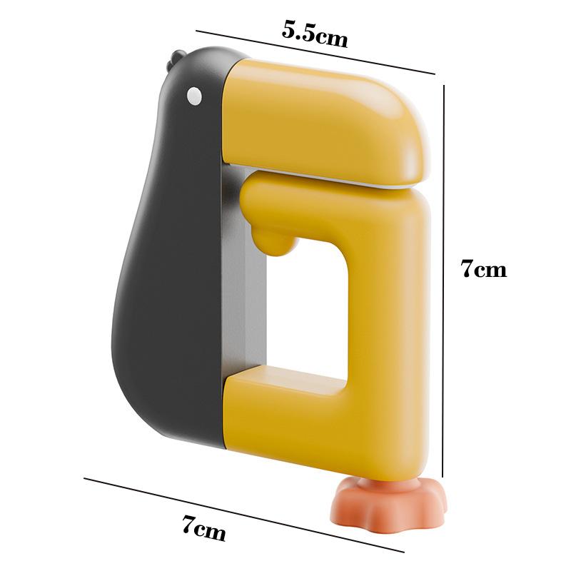 1/2PCS Creative Thinking Duck Hooks No Punching Desk Edge Schoolbag Hook Under Table Backpack Handbag Hanger for Home Office