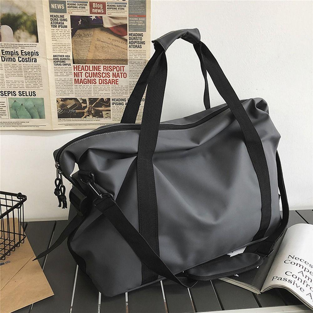 Sac de Voyage Grande Capacité Imperméable Sac Fourre-tout pour Vêtements Féminins Oxford Sacs de Sport Sacs à Main Week-end