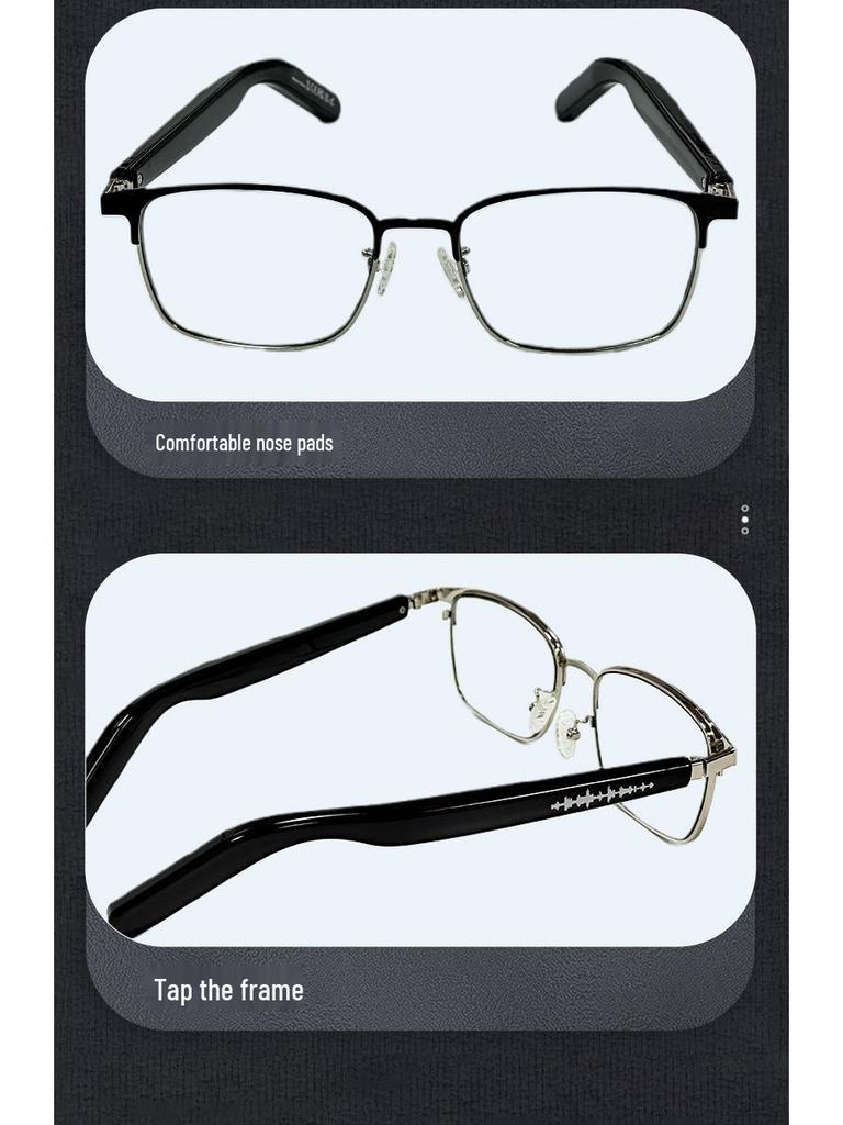 GT06 Smart Bluetooth Glasses: High-Definition Sound, Long Battery Life, Unisex Design