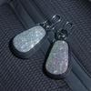 Sparkling Diamond Key Bag with Metal Buckle for Car and Home