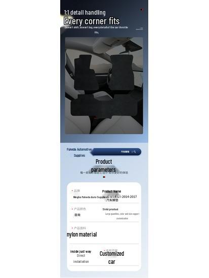 Custom Nylon Floor & Trunk Mats for BMW 5 Series GT (2014-2017)