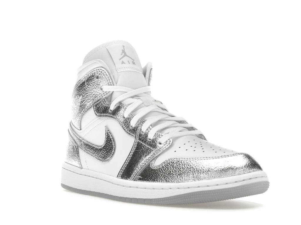Air Jordan 1 SE Mid Metaliczny Srebrny W - FN5031-100