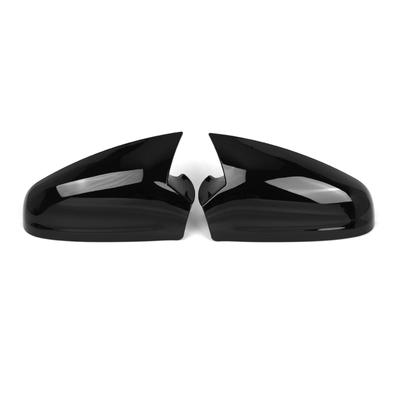 2pcs Side Mirror Cover Rearview Mirror Housing Door Wing Mirror Cover Cap Replacement for Opel Vauxhall Astra H MK5