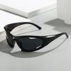 Sports Sunglasses Women, Special-Shaped Hollow Glasses Trendy Street Photography Cycling Sunglasses Men