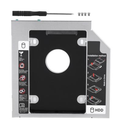 SATA3.0 HDD Caddy 9.5mm12.7mm Universal Zweites Aluminiumlegierung Computerzubehör für