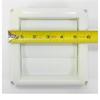 4-Inch Exterior Wall Vent with Movable Shutter for Air Conditioning