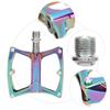 Mountain Bike   Accessories Left Right Non-slip Aluminum Alloy Bearing Pedals(Multiple Colors )