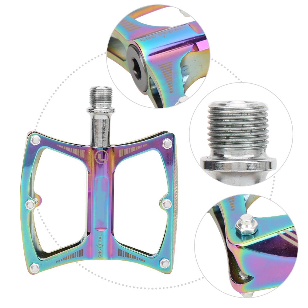 Mountain Bike   Accessories Left Right Non-slip Aluminum Alloy Bearing Pedals(Multiple Colors )