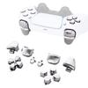eXtremeRate Replacement for PS5 Controller Share Optional Face Chrome Full Button Set for PlayStation 5 Controller Not D-Pad (BDM-010 & 020), R1, L1,