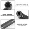 Motorcycle Valve Tappet Adjustment Kit Carbon Steel Square Hexagon Wrench For Gy6 50 150cc Engine Valve Screw Repair Maintenance