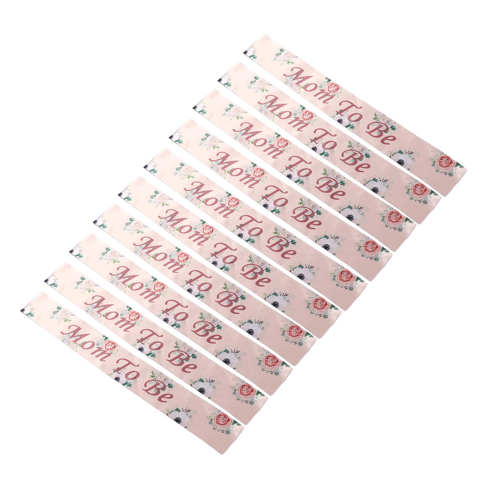 10 шт. лента «Мама в ожидании», многоразовая, износостойкий полиэстер, лента «Мама в ожидании», для вечеринки в честь будущего ребенка, лента для вечеринки в честь будущего ребенка, вечеринка в честь будущего ребенка