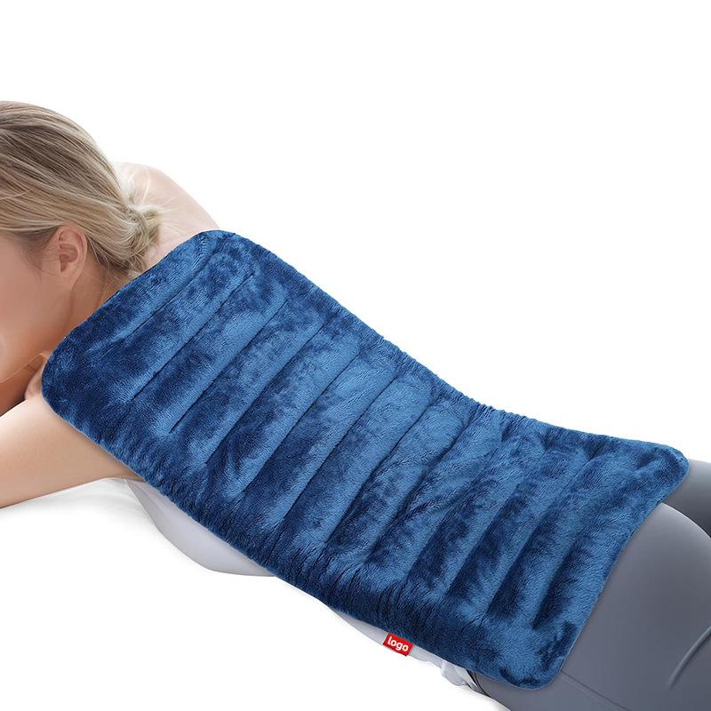 

Многофункциональная подушка для спины для горячей и холодной терапии - Грелка для микроволновки с семенами льна и керамическими шариками для тепла и облегчения боли