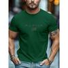 T-shirt Sportiva da Uomo per Fitness all'Aperto Casual Girocollo Ampia Manica Corta Top alla Moda T-shirt Palestra Uomo Estiva Asciugatura Rapida Magliette da Corsa