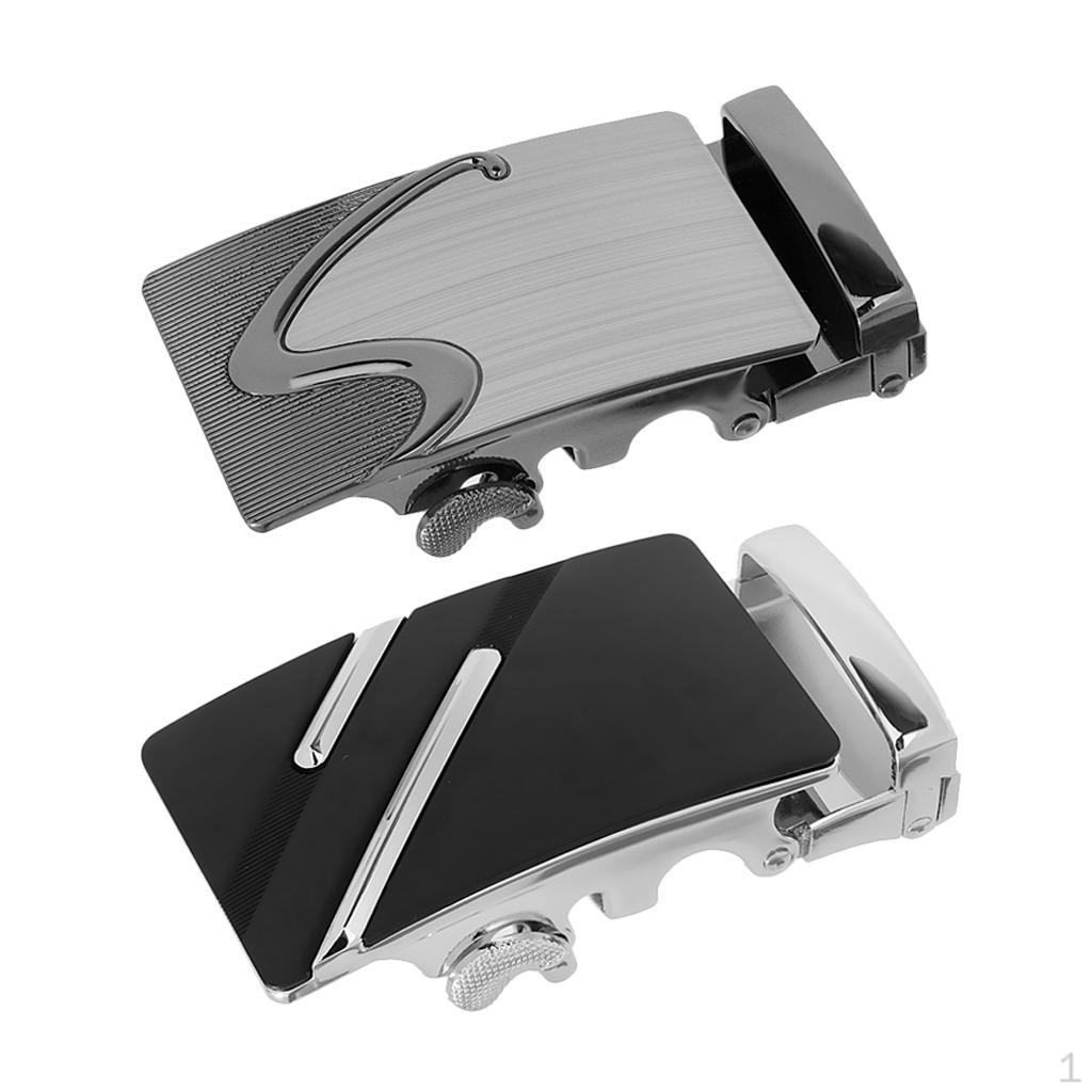 

2x Мужской Модный Повседневный Стиль Трещотка Пряжка для Ремня Автоматические Пряжки