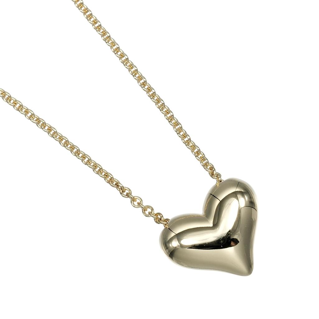 TIFFANY&Co. Pintide Heart Necklace K18 yellow gold 8.1g Women Used