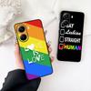 Liebe Ist Liebe LGBT Regenbogen Herz LGBTQ Hülle für Motorola Moto Edge 50 30 Fusion 40 NEO Ultra Pro G22 G23 G20 G35 G84 G13 G53