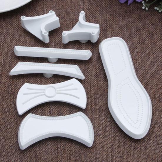 9Pcs High-heeled Shoes Sandal Cake Mold Fondant Cutter Bakeware Decorating Tool