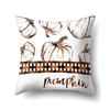 Thanksgiving Pillowcase Blessing Maple Leaf Pumpkin Sofa Cushion Cover Office Home Living Room Pillowcase