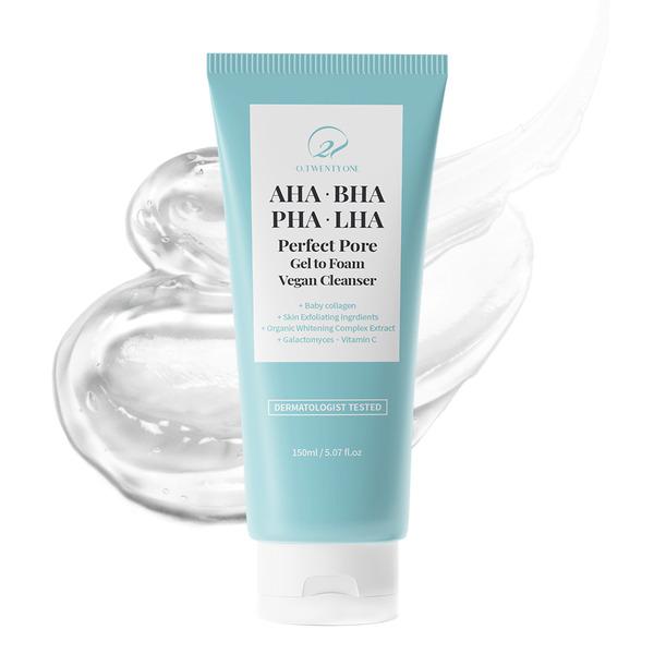 O21 Avapara Perfect Pore Gel to Foam Vegan Cleanser 150ml