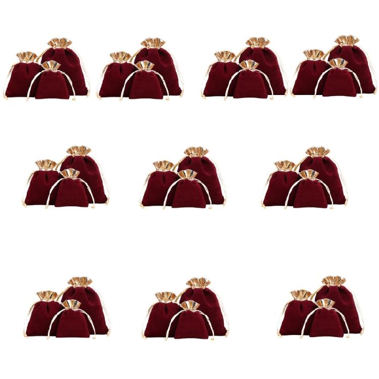 

Luxurious Velvety Jewelry Holder with Convenient Drawstring Ideal for Preventing Scratches Damage During Daily Activities кларет