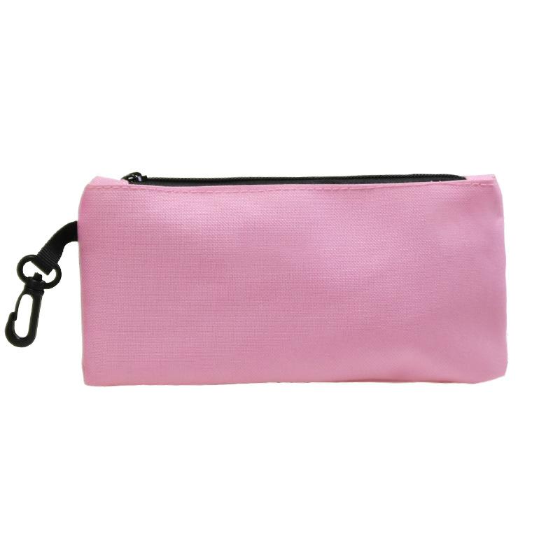 Multi-Color Stationery Bag Student Stationery Bag Pencil Bag Optional Picture Heat Printing Zipper Pencil Bag Small pencil case