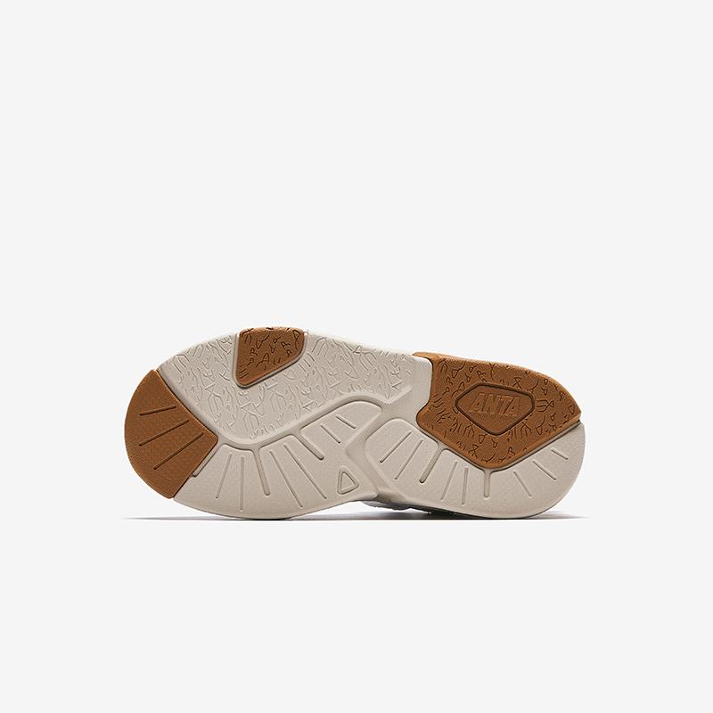 Anta Kids Synthetic Leather Fabric Trendy Comfortable Versatile Non-Slip Kick-Resistant Durable Mid-Top Basketball Shoes A12519901-2