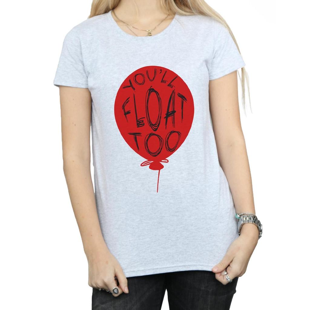 It Womens/Ladies Pennywise You´ll Float Too Cotton T-Shirt