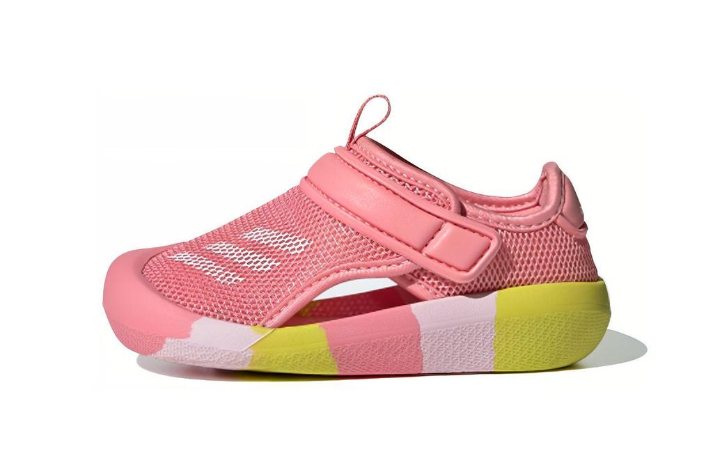 Adidas Slip Resistant Anti Kick Low top Toddler Shoes Pink Yellow Infant And Toddler GX5114