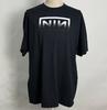 T-shirt da uomo Nine Inch Nails Logo Ombré Nero Taglia 3XL Nuova T-shirt Unisex NIN