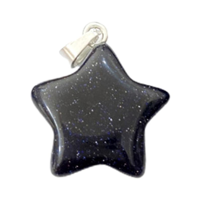 Star Pendant Star Charm Fashion Jewelry Accessory Natural Stone Material Jewelry Findings Perfect Gift for Women Girls