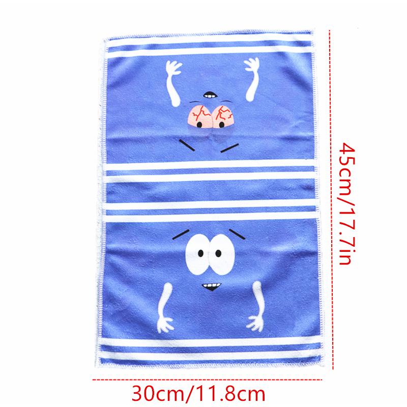 Cartoon Expression Soft Towel 1-3PCS Cute Printing Quick-drying Double-sided Velvet Absorbent Towel Wash Face Towel For Children 1pc