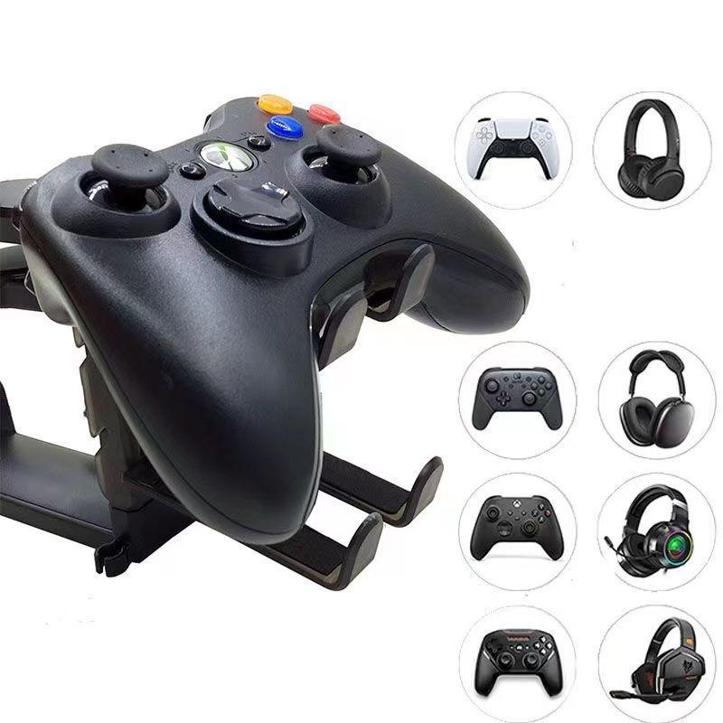 PS5 Game Controller & Headphone Stand - No-Drill Storage Rack.