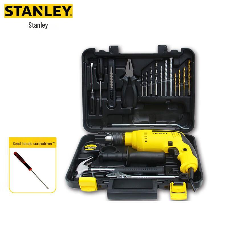 

Stanley 700W 13mm Adjustable Speed Impact Drill Kit CN plug (adapter included)