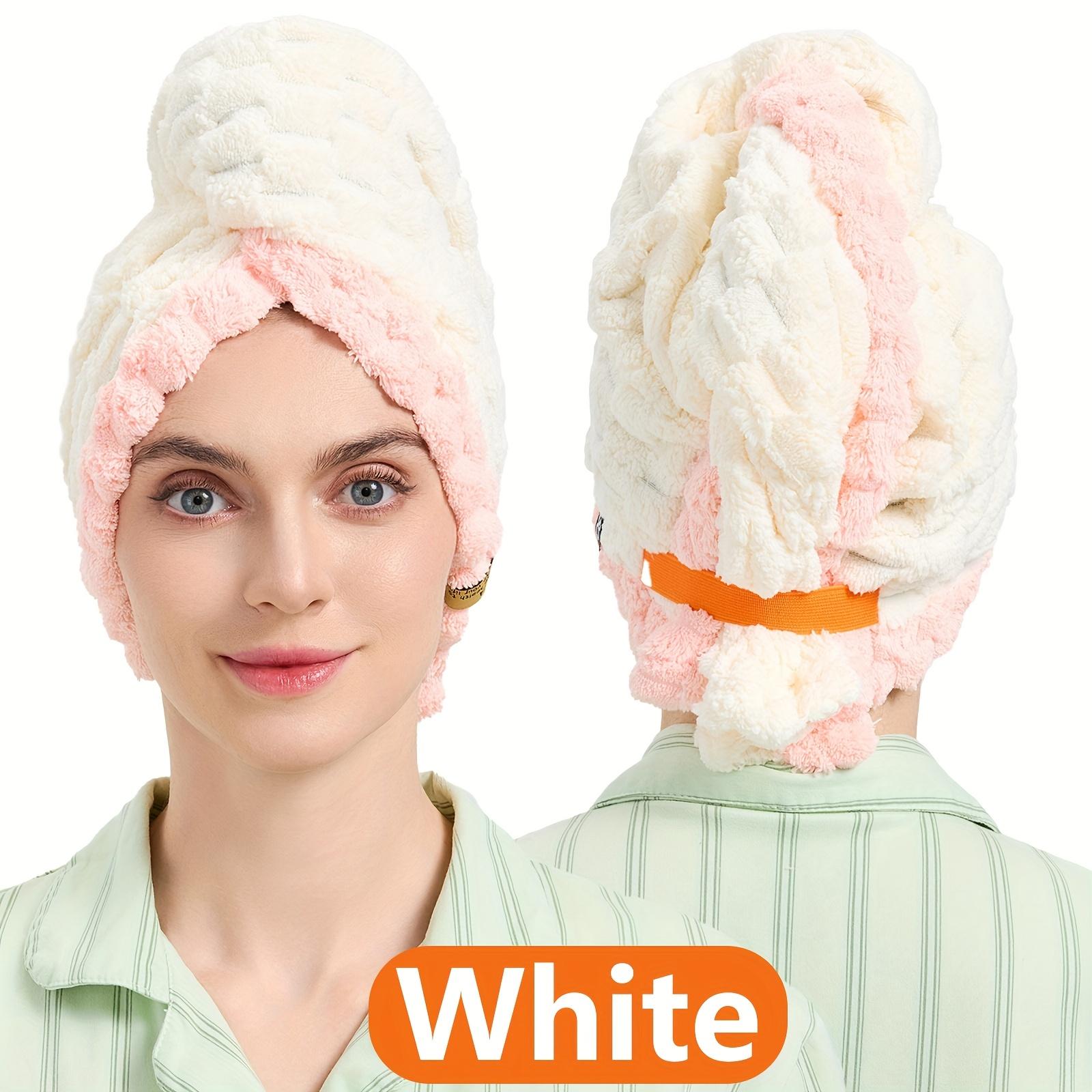 

Extra Large Quick-Dry Hair Towel Women s Super Absorbent Microfiber Turban with Wide Brim Women Hair Towel 1pc
