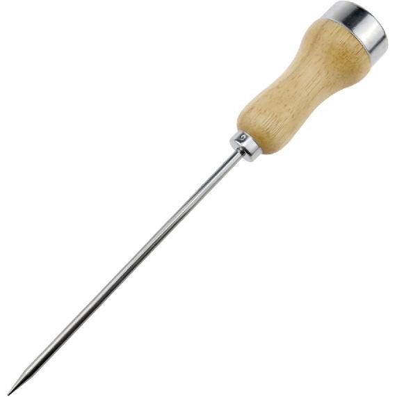Lovelysp Stainless Steel Ice Pick Ice Pick Tool Wooden Handle Awl Safety Wooden Handle Kitchen Tool 1PCS