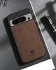 Custodia in pelle PU opaca per Google Pixel 8 Pro 7 Pro 7A 6A Supporto per auto in metallo incorporato Cover posteriore antiurto per Pixel 8Pro 7Pro